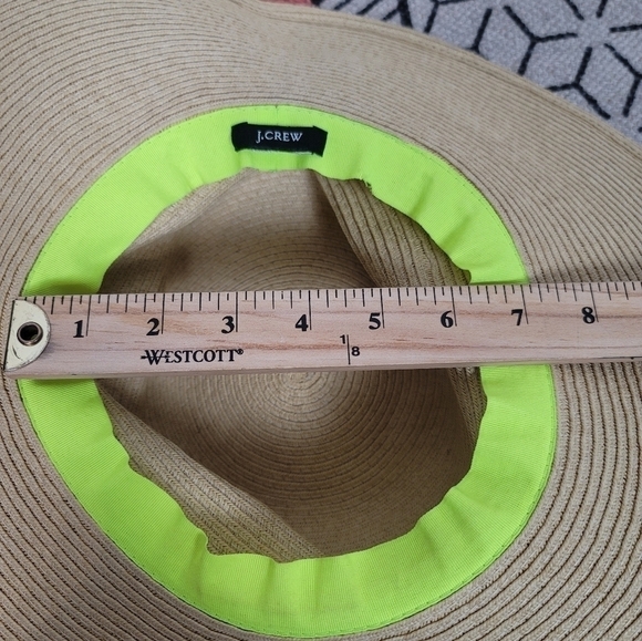 J.CREW WIDE BRIM PAPER STRAW HAT - Picture 11 of 11